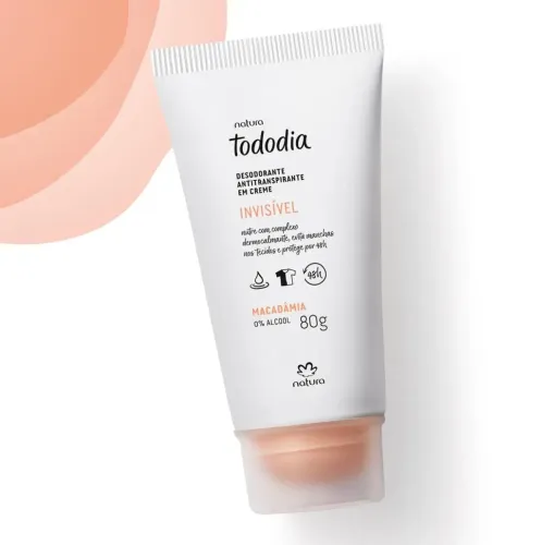 3 unidades Desodorante macadâmia em creme - Natura