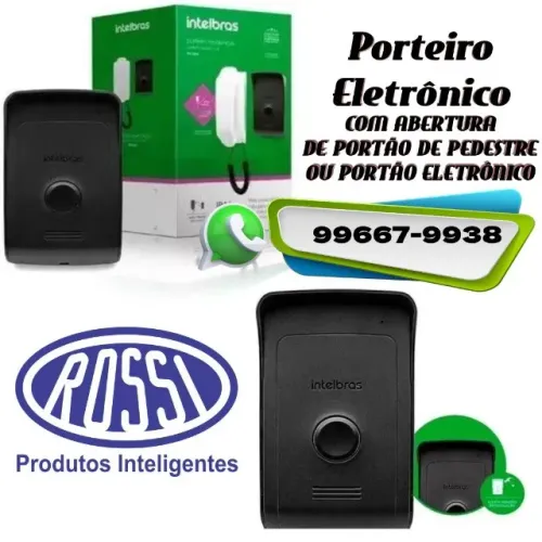 # Porteiro eletrônico instalado . Acionamento de portão de pedestre ou portão eletrônico #
