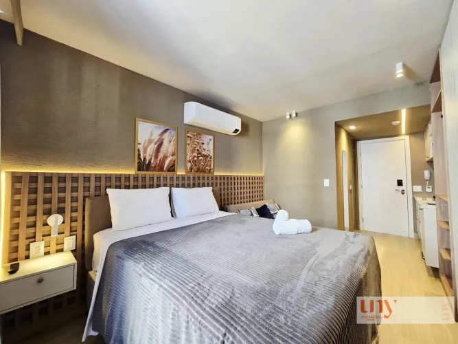 Setai Yacht - Flat mobiliado com 23 m² na beira mar do bairro Cabo Branco
