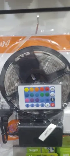 Fita de LED RGB 5 Metros com Controle Remoto