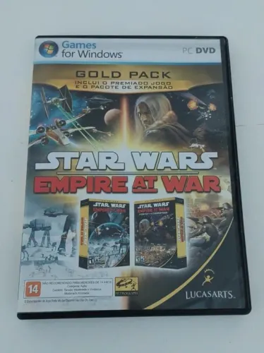 Pc Cd-rom Star Wars Empire At War - Colecionador (Usado)