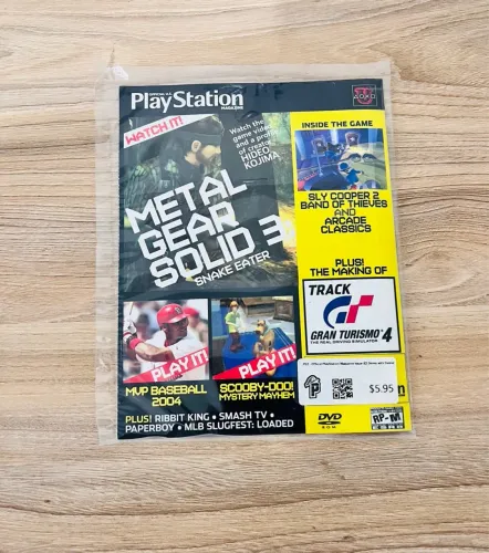 Revista PlayStation PS2 Metal Gear Solid 3