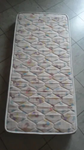KIT Colchão infantil Polar Baby D18 com protetores laterais, de colchão e mosquiteiro
