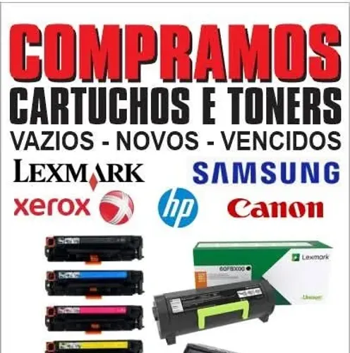 Compra de cartuchos e Toner originais novos e vencidos 