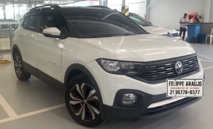 VOLKSWAGEN T-CROSS 1.0 TSI FLEX AT 2021 ( 35.000KM ) - UNICO DONO . 
