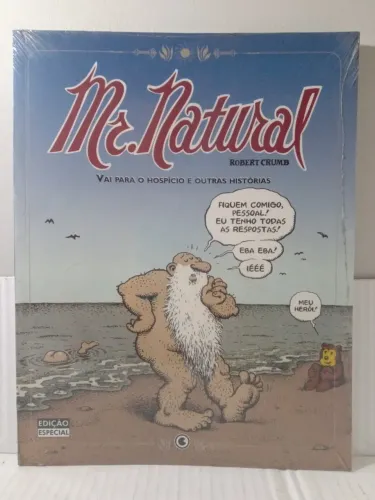 HQ MR. NATURAL - ROBERT CRUMB - NOVO E LACRADO - CONRAD RJHM