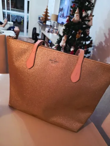 Bolsa KateSpade Dourada