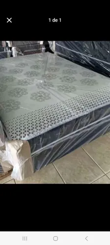 Cama casal com 5 cm de espuma acoplada direto da fábrica