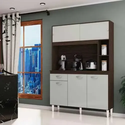 Armário de Cozinha Duda 120 cm (FAZEMOS ENTREGA EM ATE 24 HORAS)