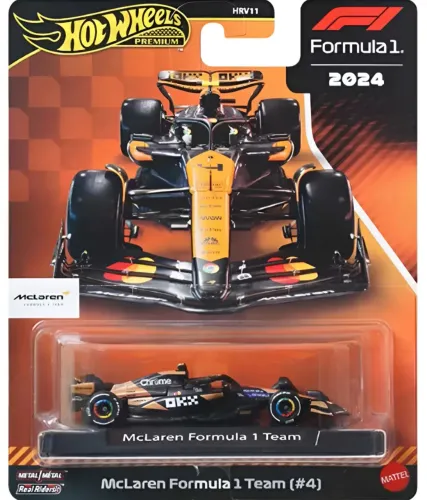 Hot Wheels Premium de Fórmula 1 McLaren #4