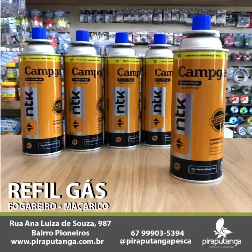 Refil Cartucho de gás para Fogareiros e Maçaricos NTK