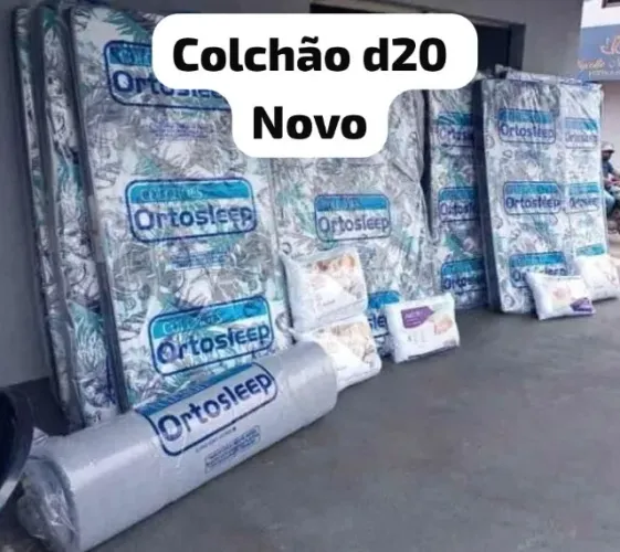 Cama box colchão d20 (novo) hoje