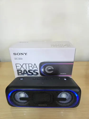Caixa de som sony srs xb-40