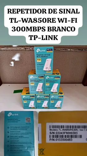 01UN- TP-LINK WIFI TL-WA850RE(BR) 300MBPS EXTENSÃO WIFI