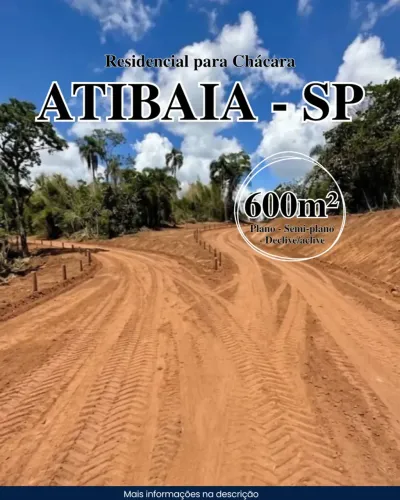 Terreno em uma região tranquila de Atibaia