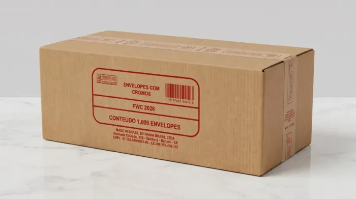 1.000 ENVELOPES LACRADOS DA COPA DO MUNDO FIFA 2026!