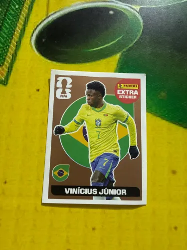 Figurinha extra legend Vini jr Bronze copa 2026