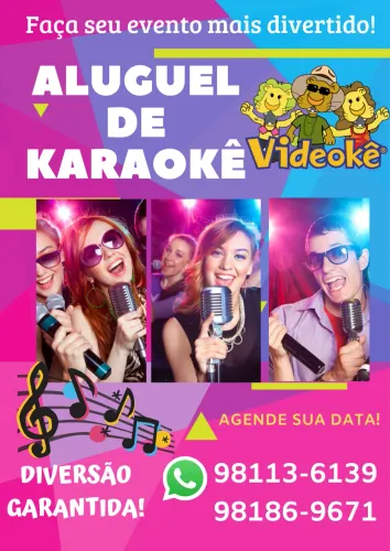 Locação de karaokê profissional para o Feriado