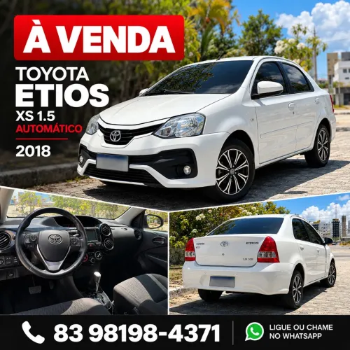 Toyota Etios XS Sedan 1.5 Flex 16V 4P Aut. 2018