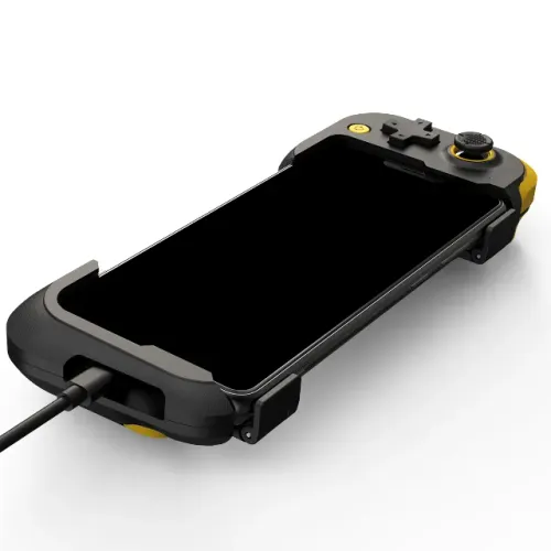 Controle iPega PG-9211 para celular, preto e amarelo, nunca usado