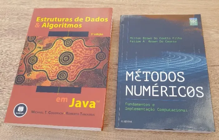 Estruturas de Dados Algoritmos em Java e Métodos Numéricos Computacional [02 LIVROS]