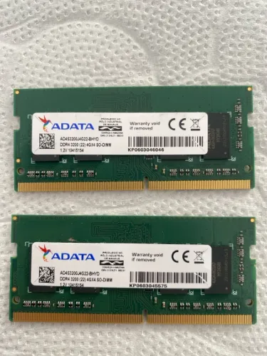 Memórias RAM Adata 8GB (2x 4GB) DDR4 - Notebook