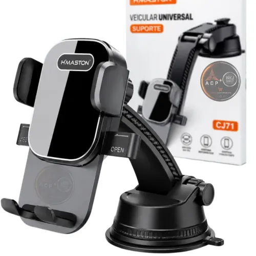 Suporte Veicular Universal Ventosa Celular Gps Painel Vidro