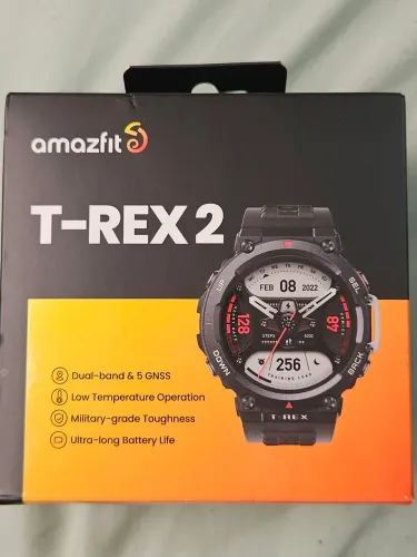 Smartwatch Amazfit T-Rex 2 - Ultra Resistente (Bateria de até 24 dias + GPS Dual-Band)