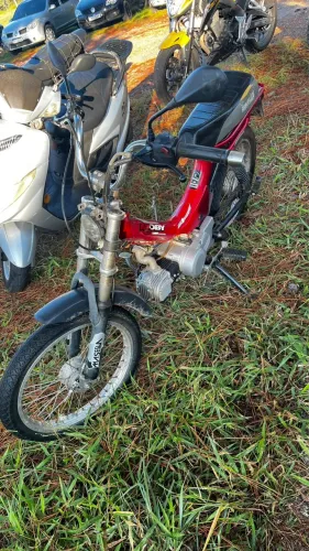 Moby Mobilete 4 Tempos 100cc Vermelha