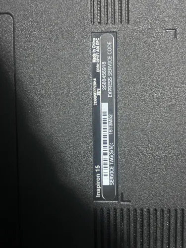 Dell Inspiron 15 Touch Core i3 (5ª Geração) - Service Tag: 16T3M52 - SSD Novo