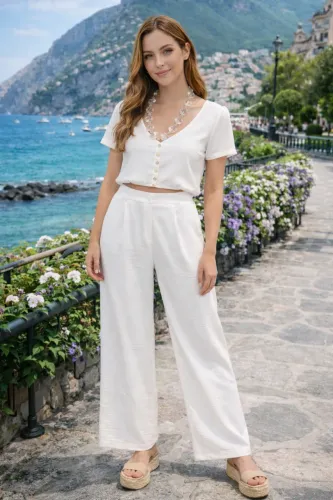 Conjunto pantalona M nunca usado LEIA A DESCRIÇÃO