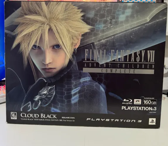 Playstation 3 Final Fantasy VII Advent Children Cloud Black
