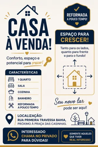 Vende-Se Casa em Valéria