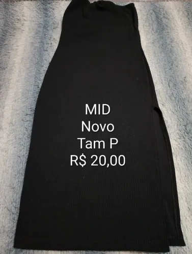 Vestido mid sem alça 