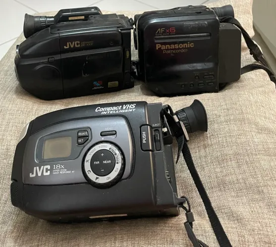 Kit filmadora vintage sem testar