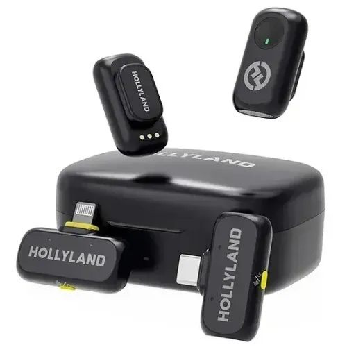 Microfone Sem Fio Hollyland Lark A1 Combo USB-C/Lightning