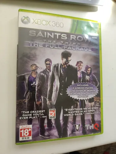 Saints Row The Third (Com todas as DLCs) Xbox 360 original