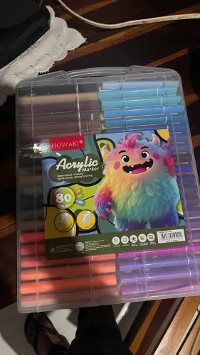 Canetas gel acrílicas para pintar