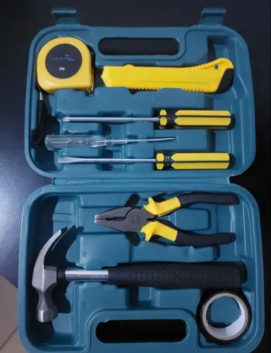 Kit maleta de ferramentas com 9 peças