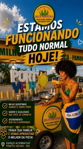 Pamonha, curau de milho, milho cozido *
