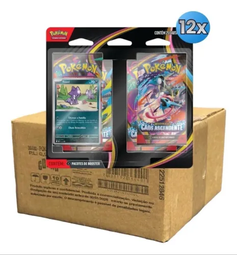 Case Blister Quádruplo Caos Ascendente Pokémon Tcg