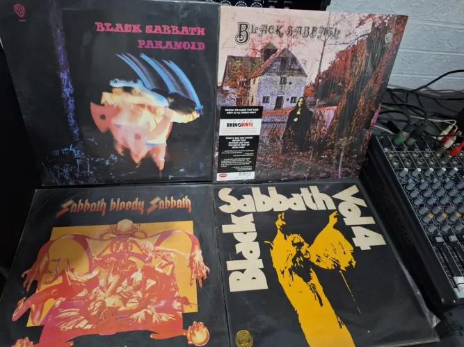 Coleção lps Black Sabbath 