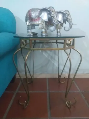 Mesa de centro em ferro