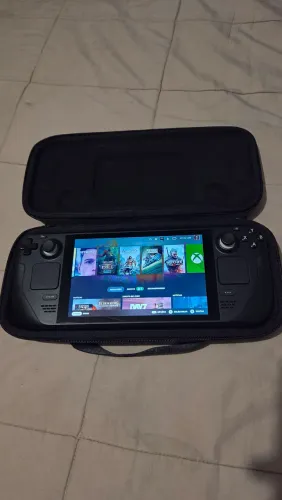 Steamdeck 64 + cartao 512gb semi-novo