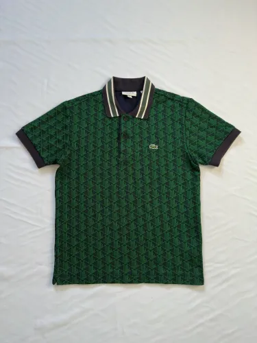 Polo Lacoste Monograma Jacquard OG