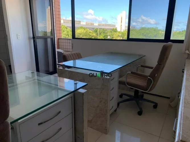 Sala mobiliada com excelente localização ao lado do Fórum