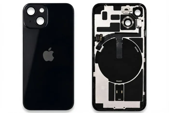 Tampa Traseira Original Apple para iPhone 14 - Cor Meia-Noite (Midnight)