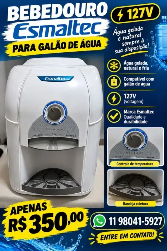 Bebedouro esmaltec 127v