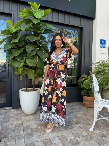Vestido indiano feminino veste 36 ao 44