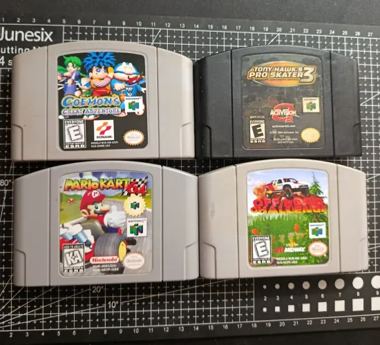 Cartucho (fita) Nintendo 64 preço unidade inbox 